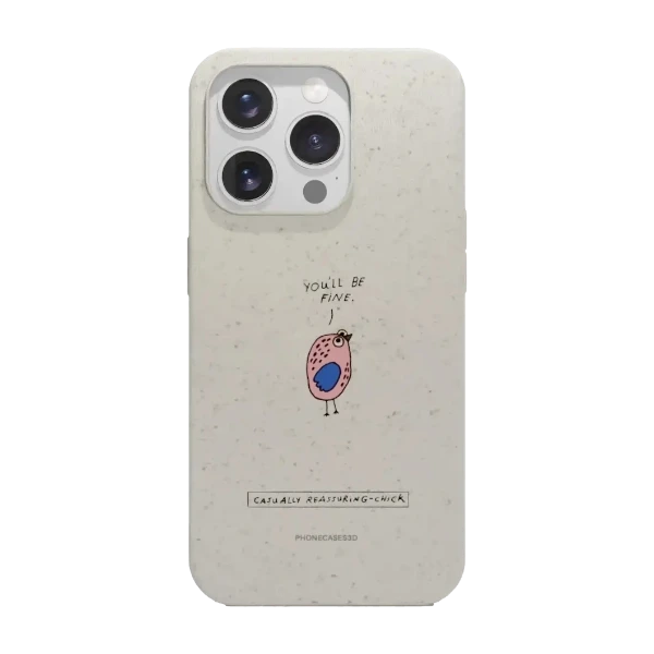 Phonecases3D iPhone 16 Pro Maja Säfström kompostoituva suojakuori, valkoinen