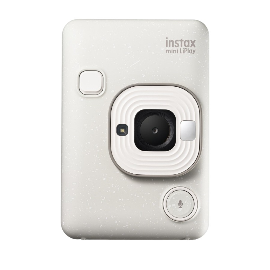Fujifilm Instax Mini LiPlay hybrid øyeblikkskamera, tåkete hvit