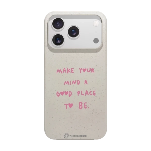 Phonecases3D iPhone 17 Pro Max Martine Halvorsen kompostoituva suojakuori, valkoinen
