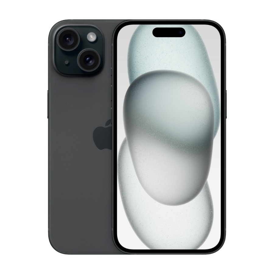 Apple iPhone 15 256 GB, sort