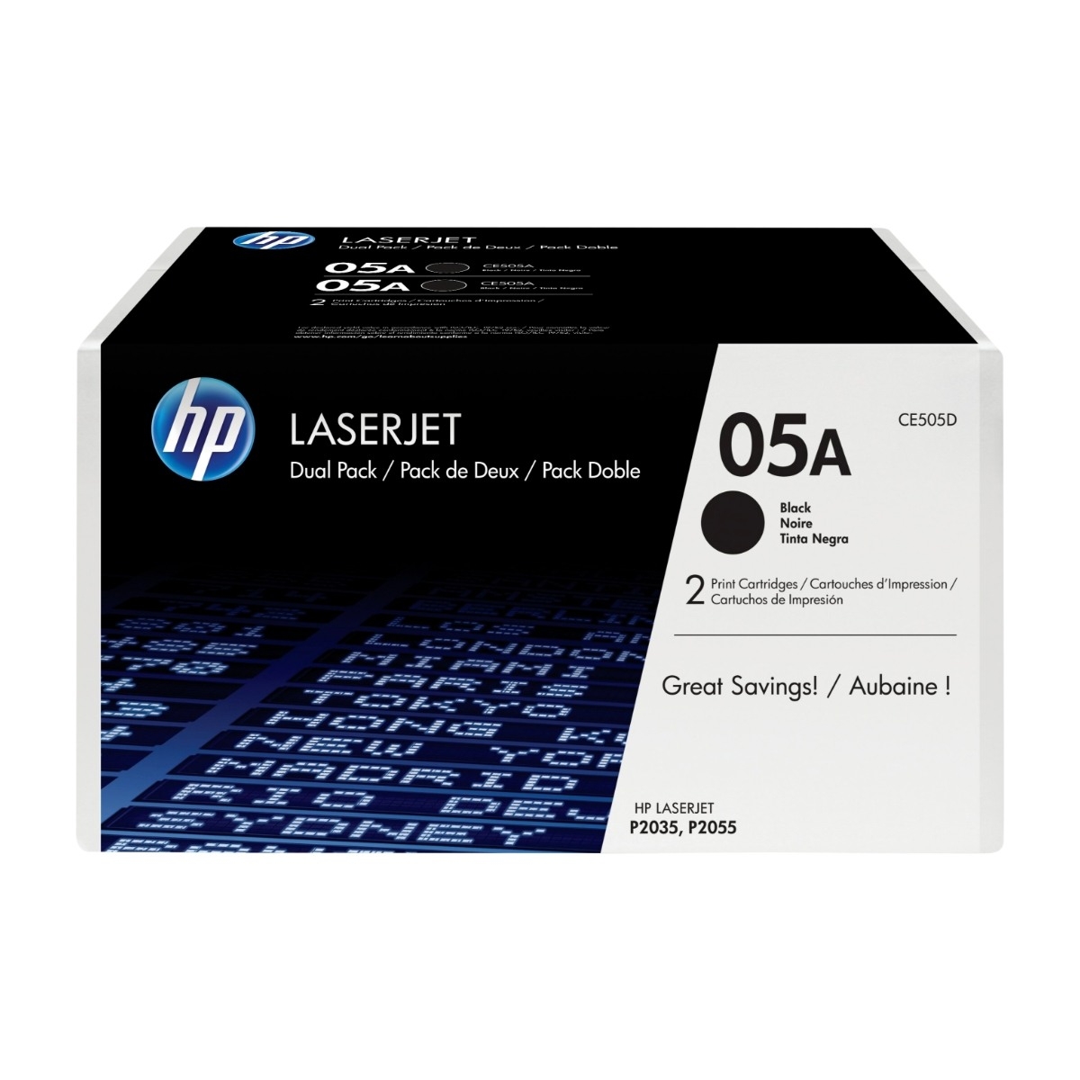 HP 05A 2 Stykker Original, svart