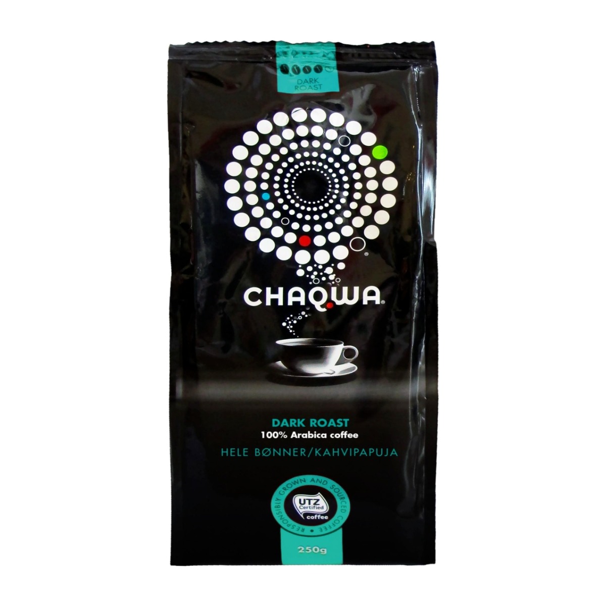 CHAQWA KAFFEBØNNER MØRKBRENT Power.no