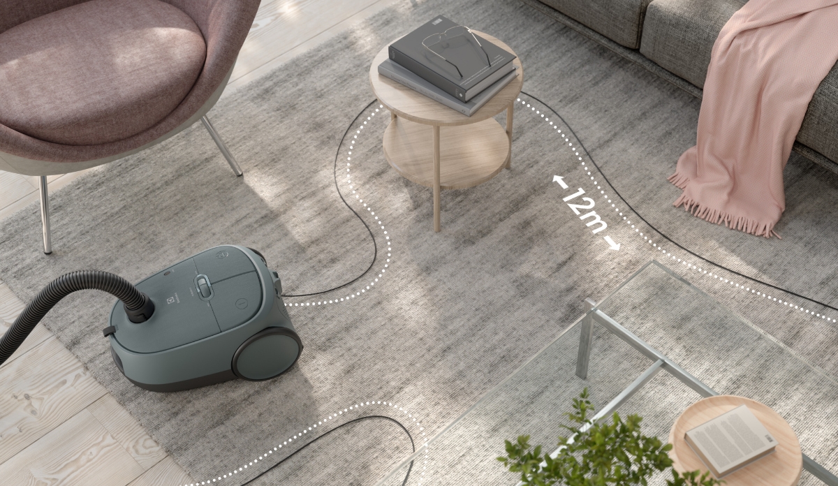 Electrolux EB61C1og Clean 600 dammsugare, grön Power.se