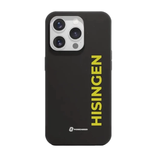 Phonecases3D iPhone 16 Pro BK Häcken kompostoituva suojakuori, musta