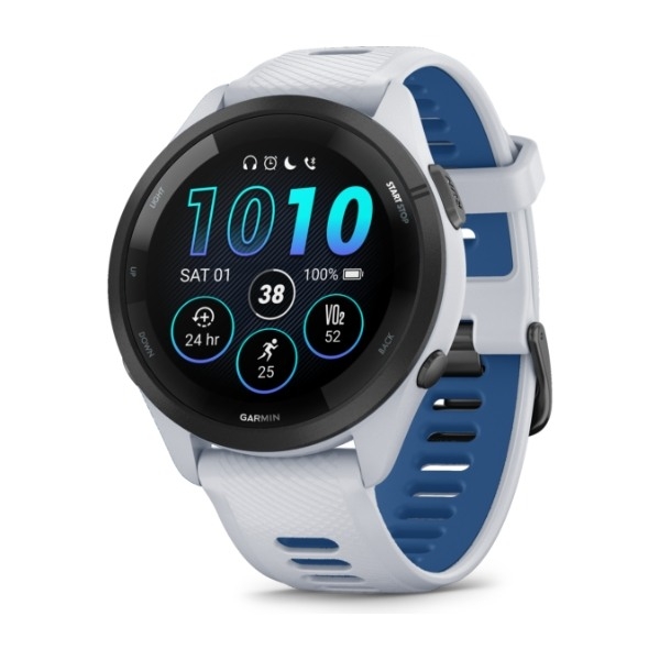 Garmin Forerunner 265 GPS-løpe-smartklokke, hvit (Pakke er åpnet)