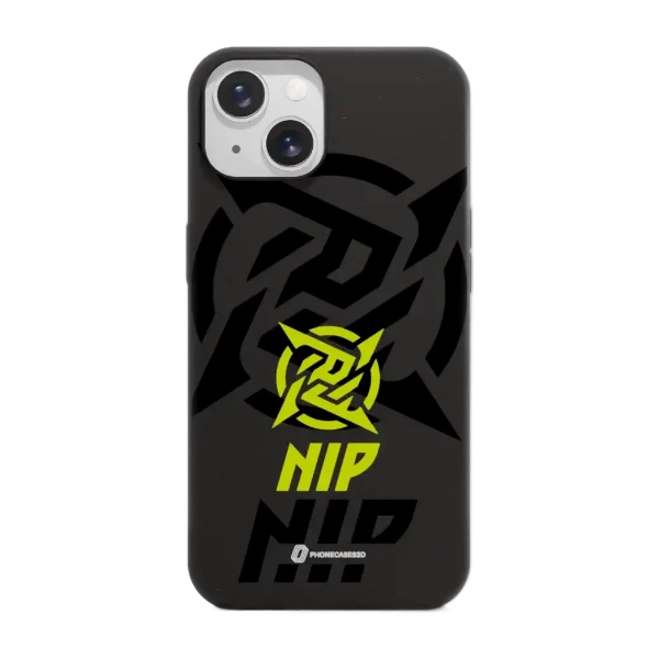 Phonecases3D iPhone 15 Ninjas in Pyjamas kompostoituva suojakuori, musta