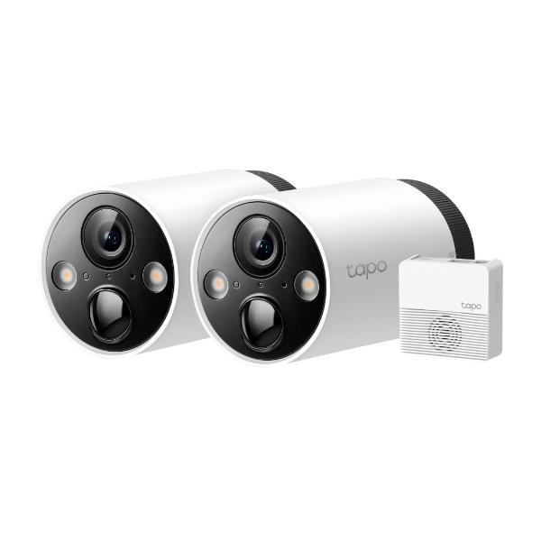 Tapo C420S2 | Cámaras de Vigilancia Wi-Fi 2K con Batería Recargable y