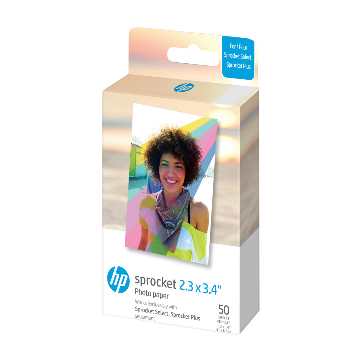 HP Zink Paper Sprocket Select Fotopapir 50 stk. hpizl2x350