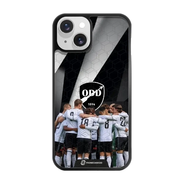 Phonecases3D iPhone 14 Odds Ballklubb -3D suojakuori, musta