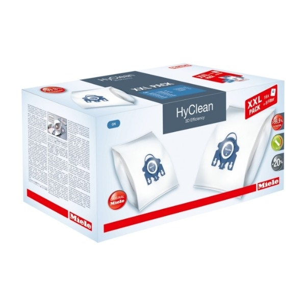 MIELE HYCLEAN 3D GN XXL PACK STØVPOSER Power.no støvsugerposer miele på nettet Hos oss finner du