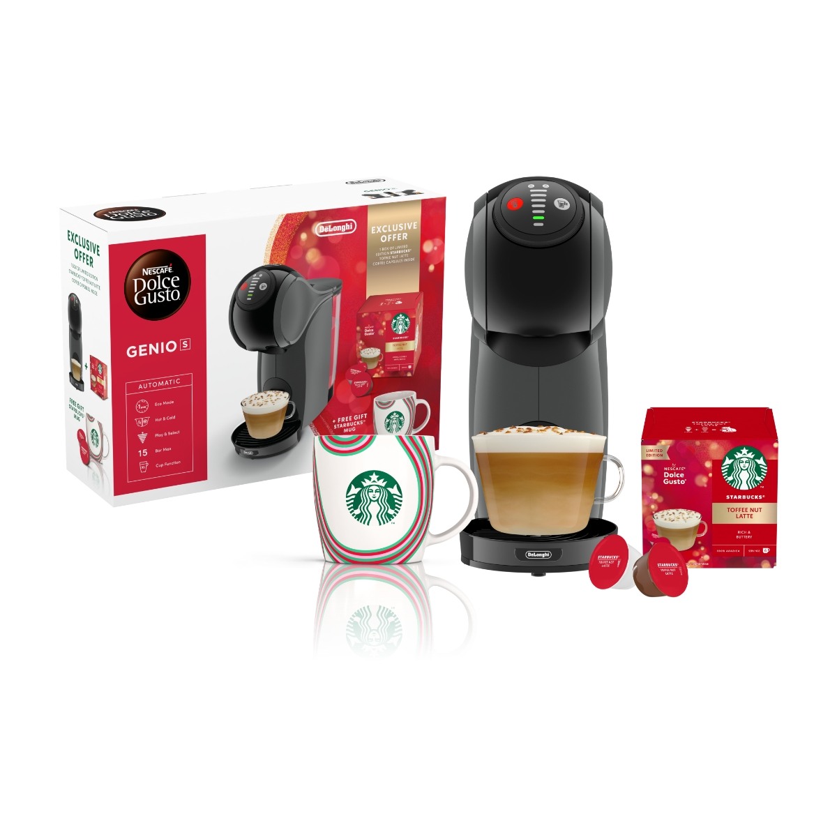 STARBUCKS HOLIDAY PACK BY DOLCE GUSTO, SORT billede 1