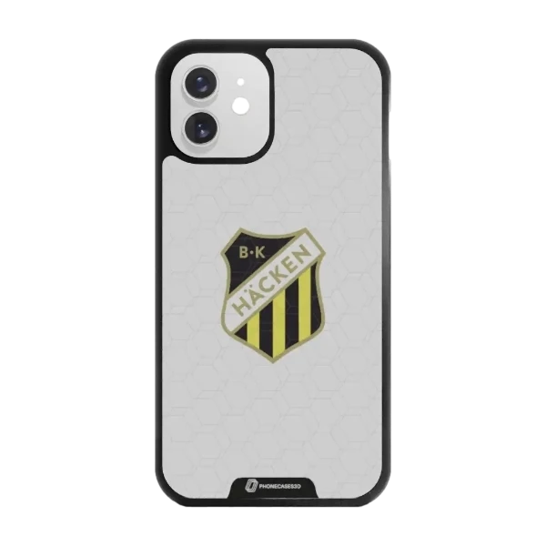 Phonecases3D iPhone 12 BK Häcken -3D suojakuori, musta