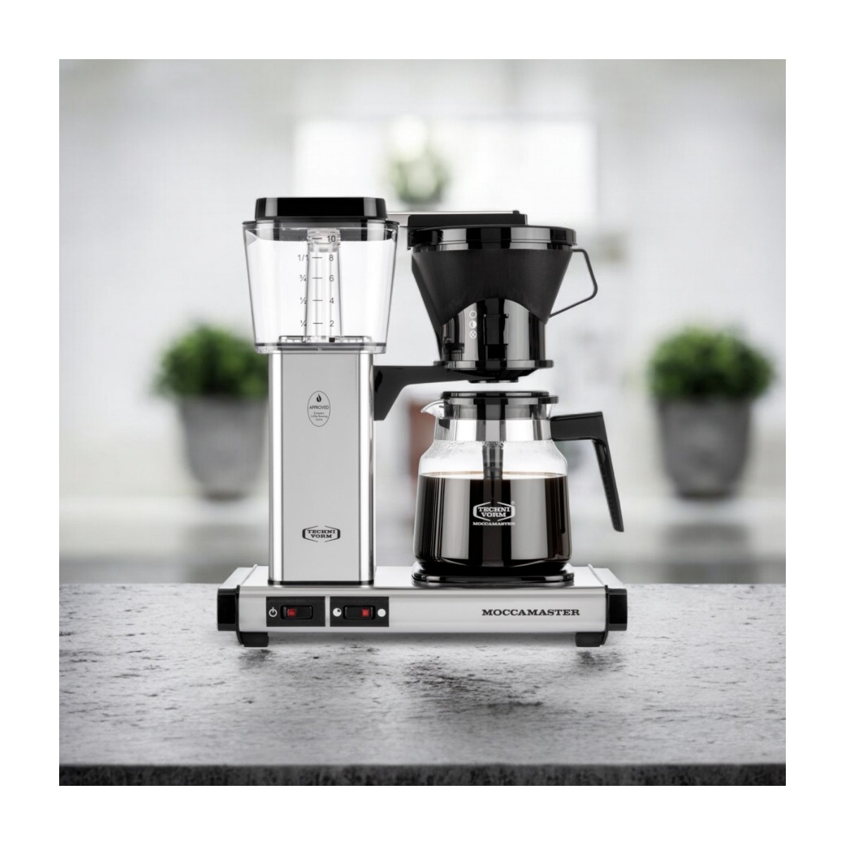 Moccamaster Manual kaffemaskine, Polished Silver billede 2
