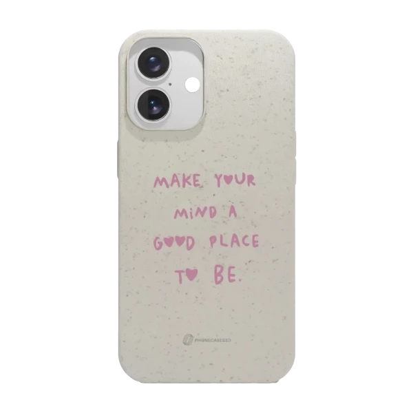 Phonecases3D iPhone 16 Martine Halvorsen kompostoituva suojakuori, valkoinen