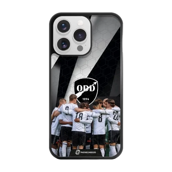 Phonecases3D iPhone 13 Pro Odds Ballklubb -3D suojakuori, musta