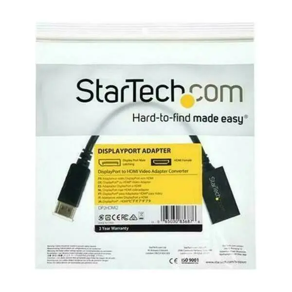 STARTECH.COM DISPLAYPORT TILL HDMI-VIDEOADAPTER 