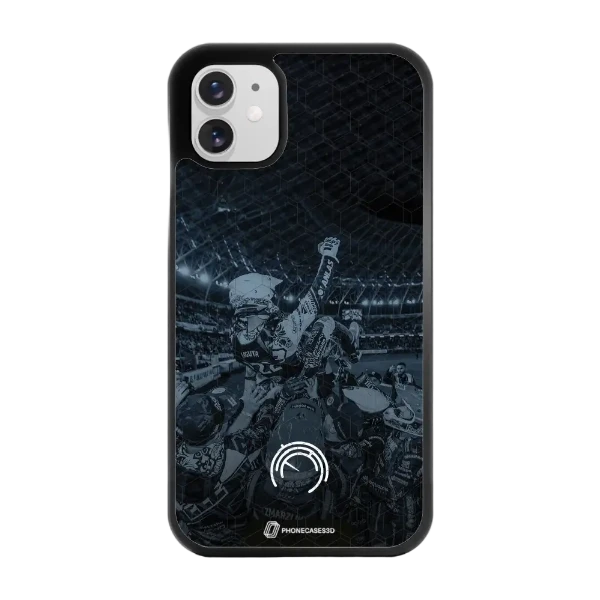 Phonecases3D iPhone 11 Norges Motorsportforbund -3D suojakuori, musta