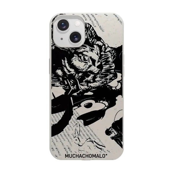 Phonecases3D iPhone 13 Muchacho Malo kompostoituva suojakuori, valkoinen