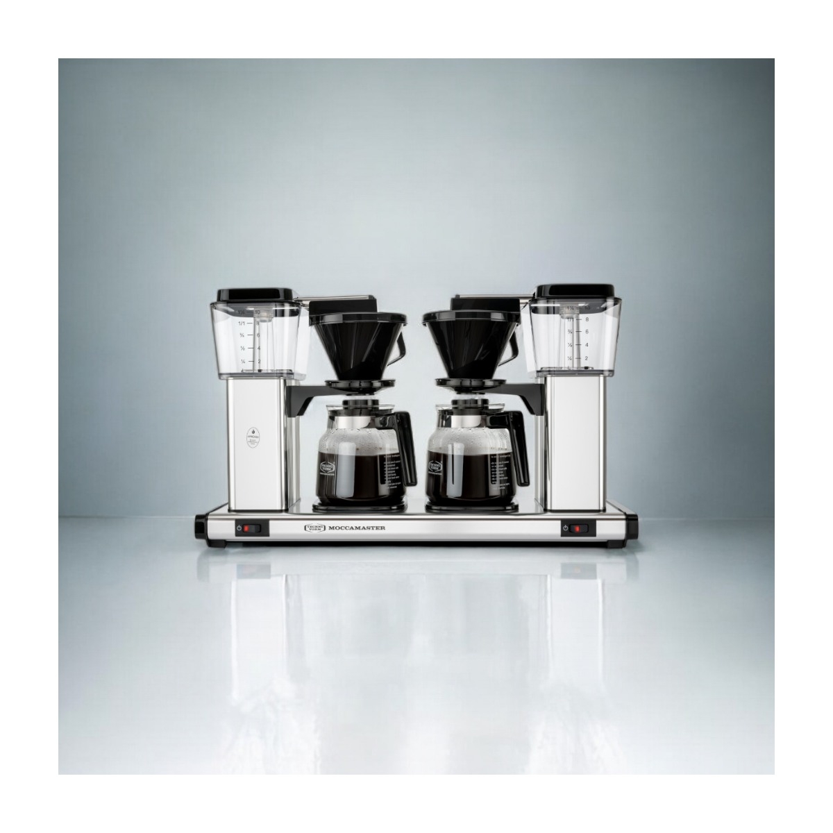 Moccamaster Manual Double kaffemaskine, Silver billede 4
