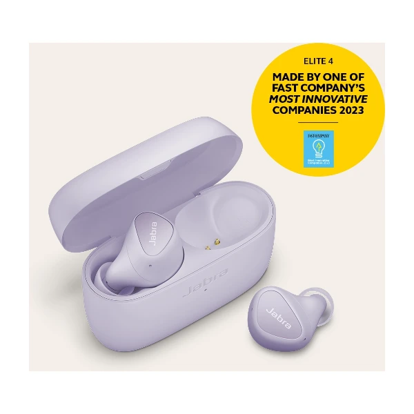 Jabra Elite 4 True Wireless ørepropper, lilla - Power.no