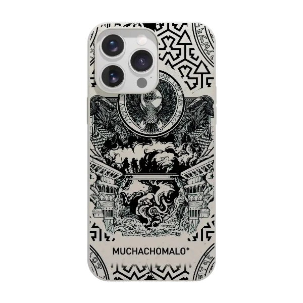 Phonecases3D iPhone 16 Pro Max Muchacho Malo kompostoituva suojakuori, valkoinen