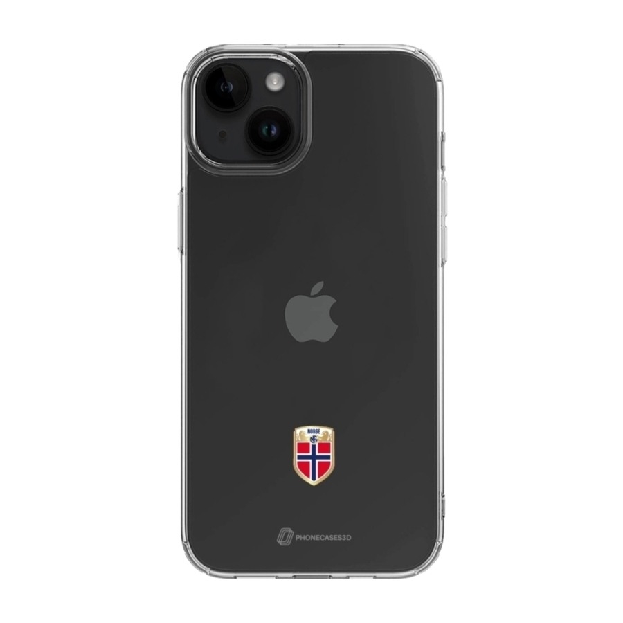 Phonecases3D iPhone 15 Norges Fotballforbund Clear case -mobilskal