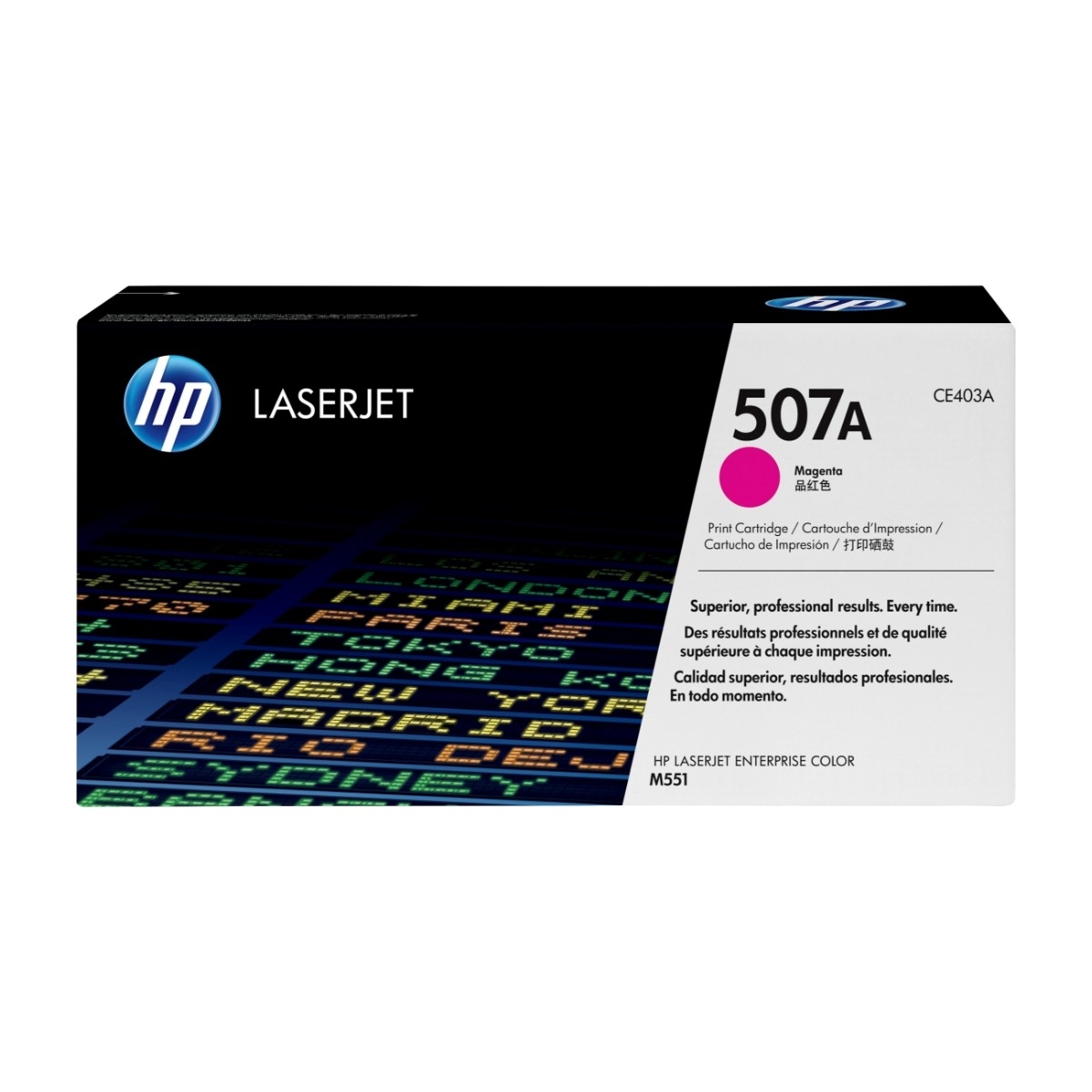 HP 507A 1 Stykker Original fiolblå