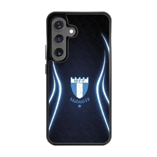 Phonecases3D Samsung Galaxy S25 Malmö FF -3D suojakuori, musta