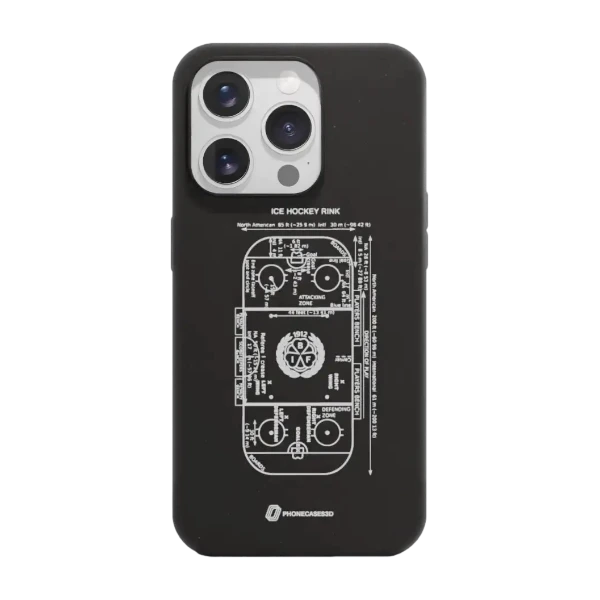 Phonecases3D iPhone 16 Pro Brynäs IF kompostoituva suojakuori, musta