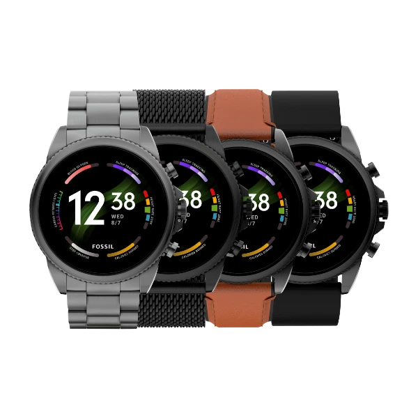 Fossil Gen smartwatch 44 mm silikone/sort