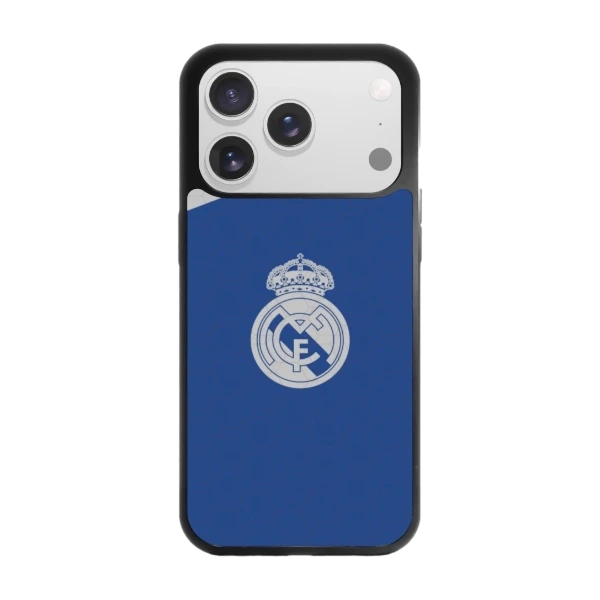 Phonecases3D iPhone 17 Pro Real Madrid -3D suojakuori, musta