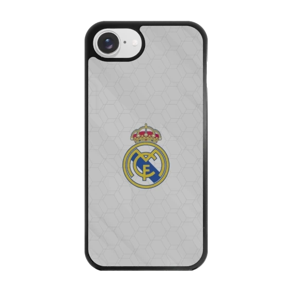 Phonecases3D iPhone 17e/16e Real Madrid -3D suojakuori, musta