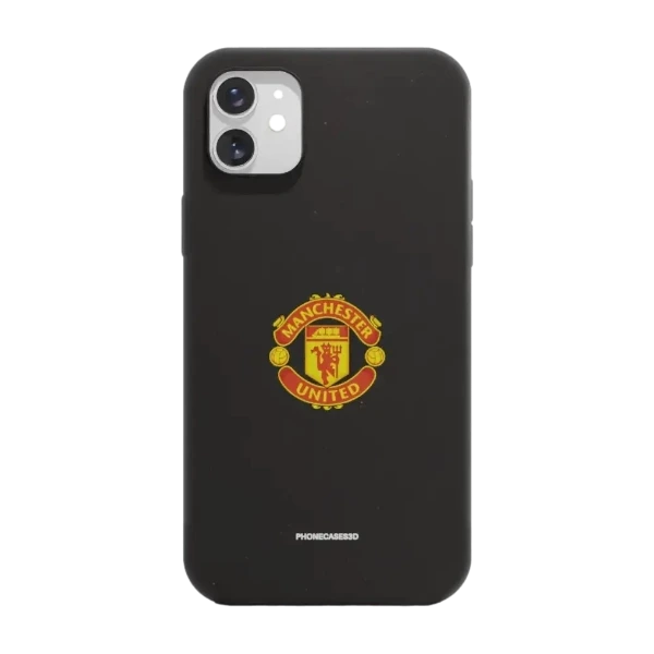Phonecases3D iPhone 11 Manchester United FC kompostoituva suojakuori, musta