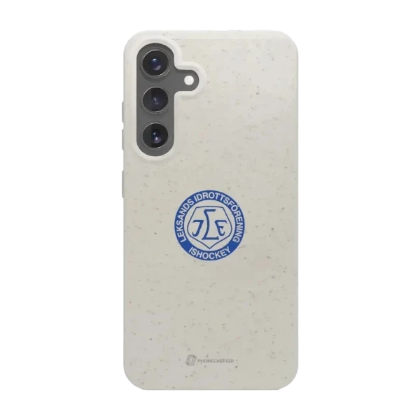 Phonecases3D Samsung Galaxy S25+ Leksands IF kompostoituva suojakuori, valkoinen