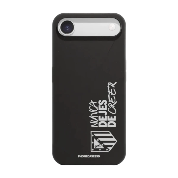 Phonecases3D iPhone Air Atlético de Madrid kompostoituva suojakuori, musta
