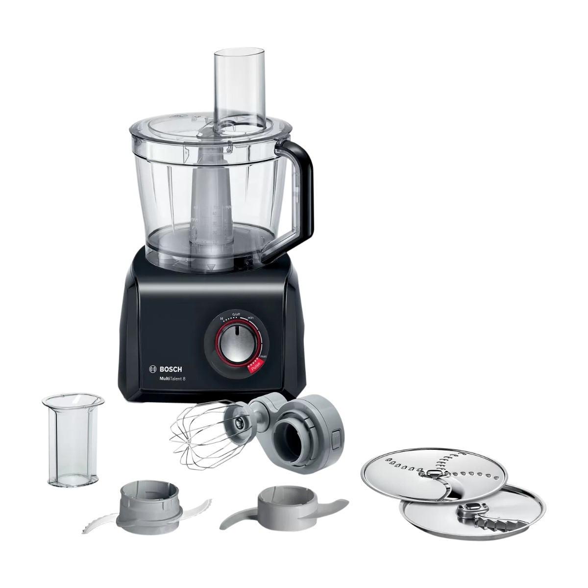 Bosch MC812B816 multitalent 8 foodprocessor, sort
