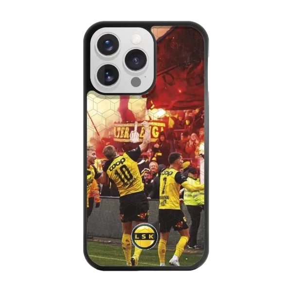 Phonecases3D iPhone 13 Pro Lillestrøm SK -3D suojakuori, musta