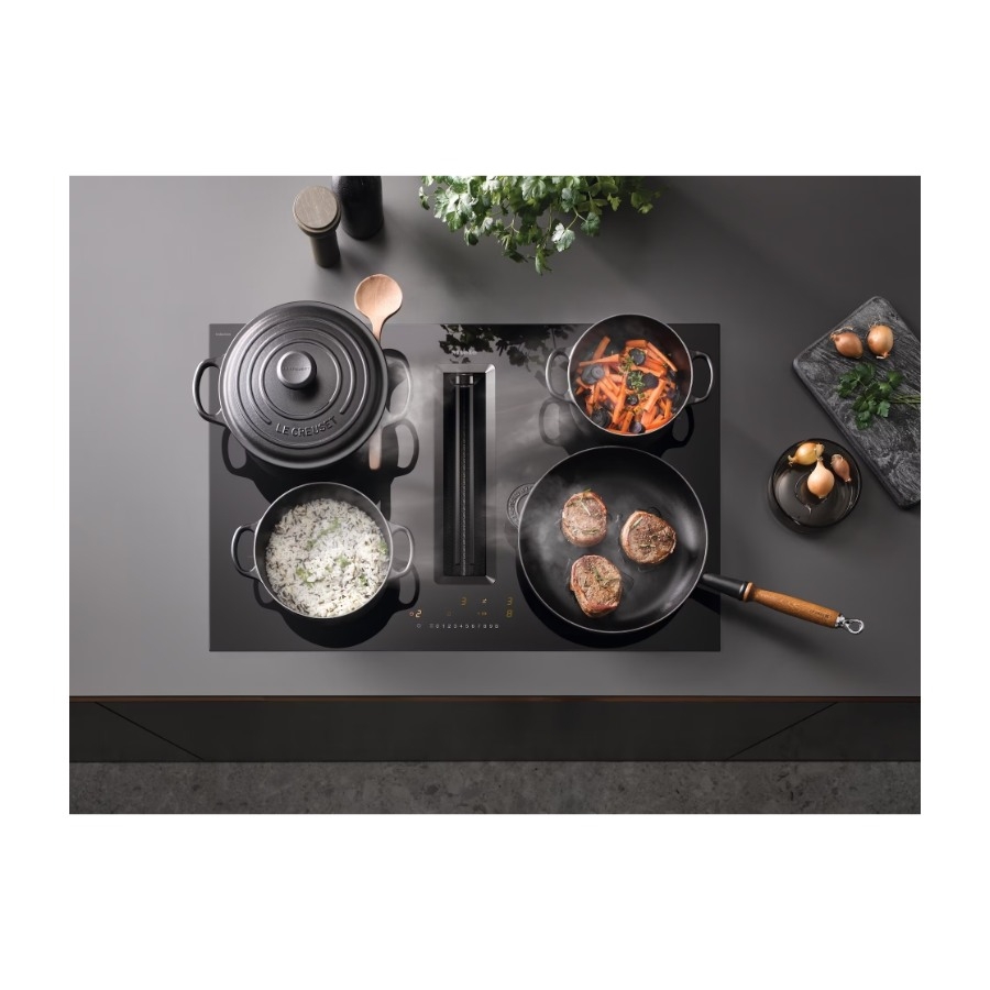 Miele KMDA 7272-1 FL induktionskogeplade med integreret emhætte billede 9