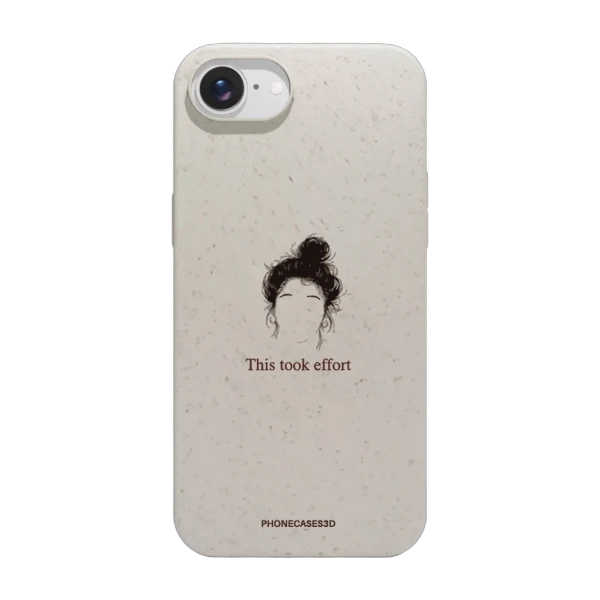 Phonecases3D iPhone 17e/16e Marit Bakkli kompostoituva suojakuori, valkoinen