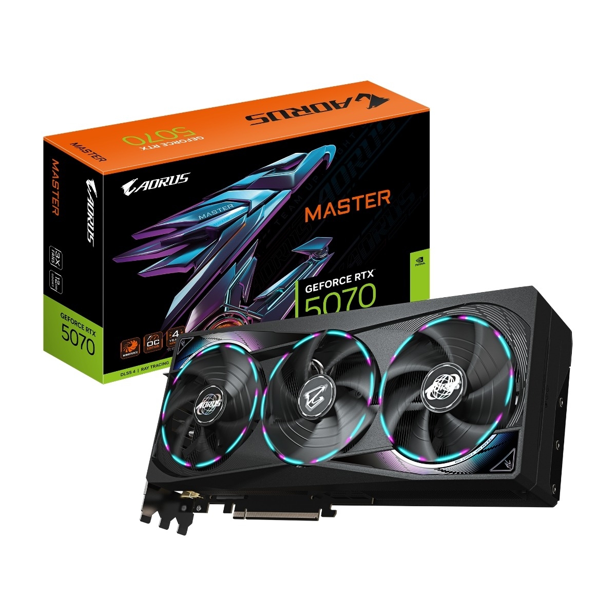 GIGABYTE AORUS GeForce RTX 5070 Master 12 GB grafikkort