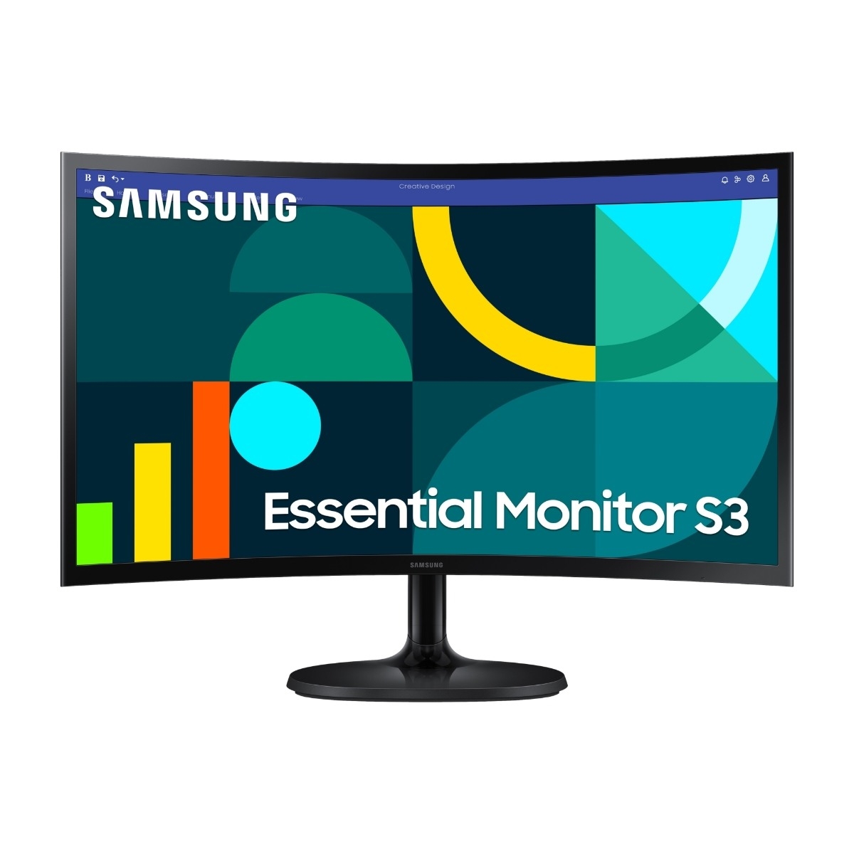27" Samsung S27D362GAU - S36GD Series - LED monitor - curved - Full HD (1080p) - 27"