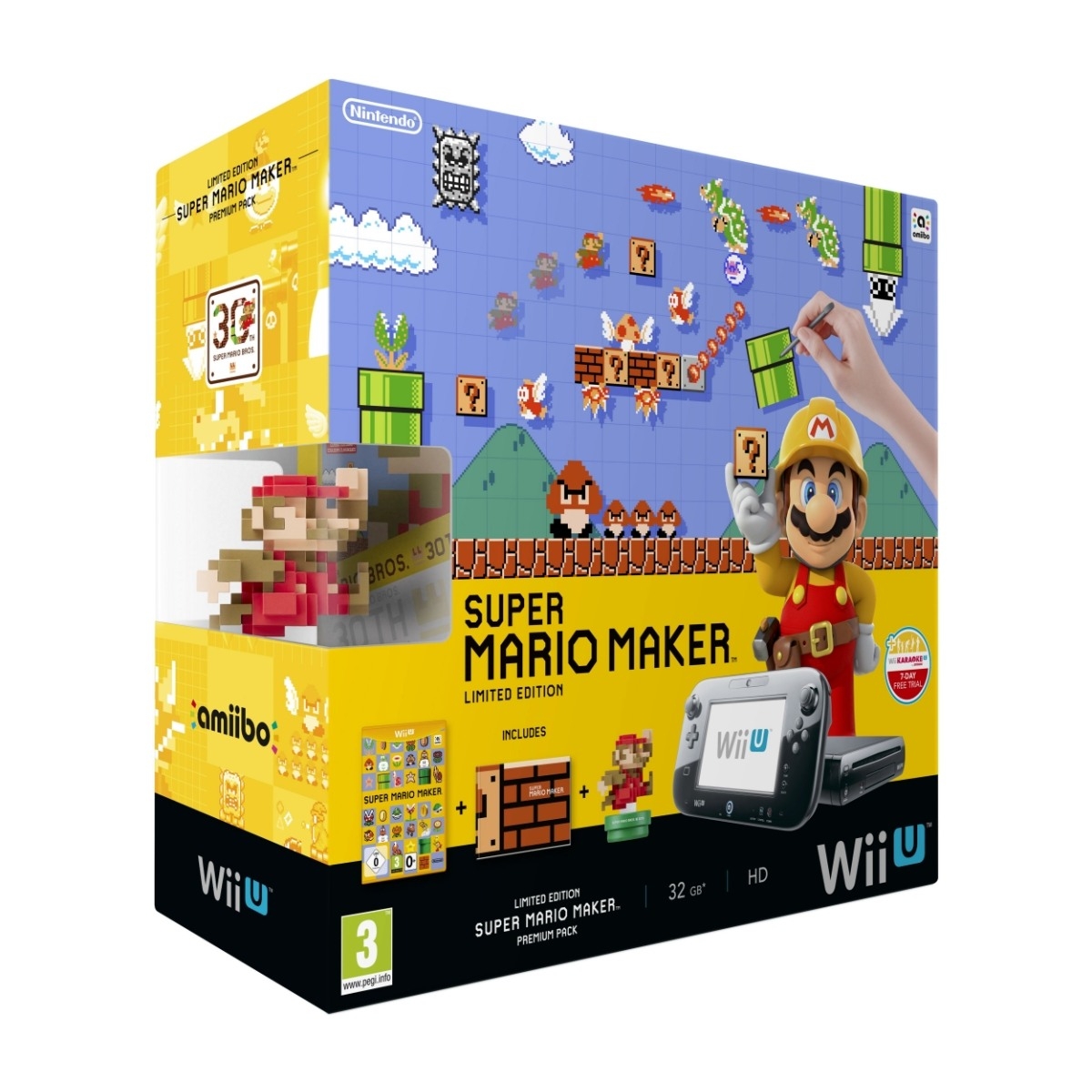 WII U 32GB PREMIUM W/ MARIO MAKER - Power.no