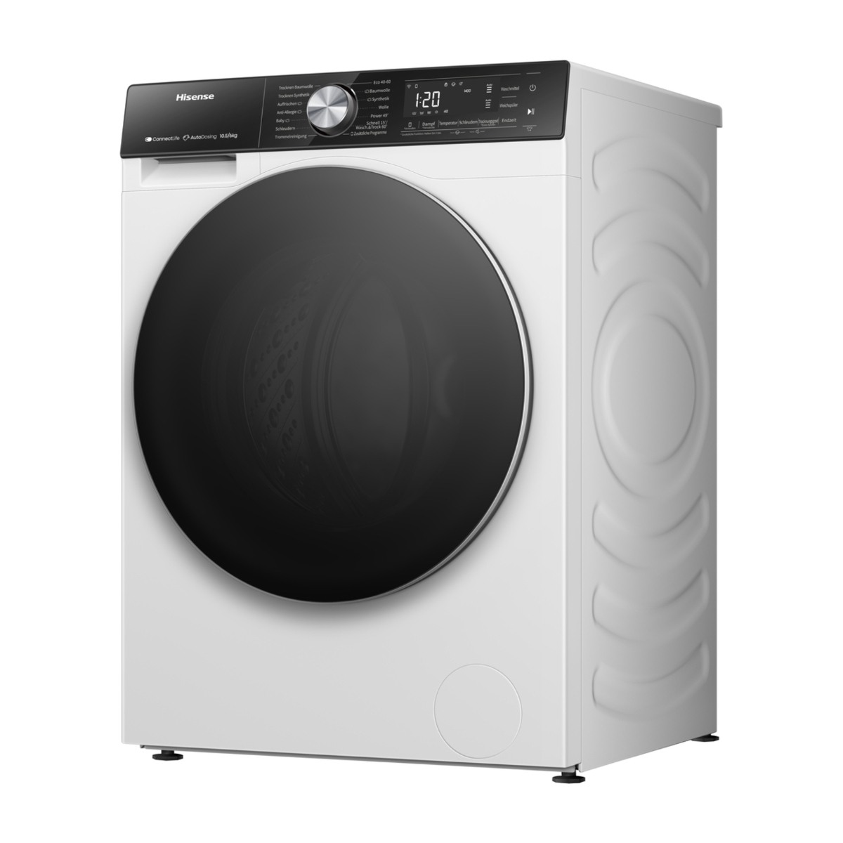 Hisense WD5S1045BW kombineret vaskemaskine/tørretumbler billede 7