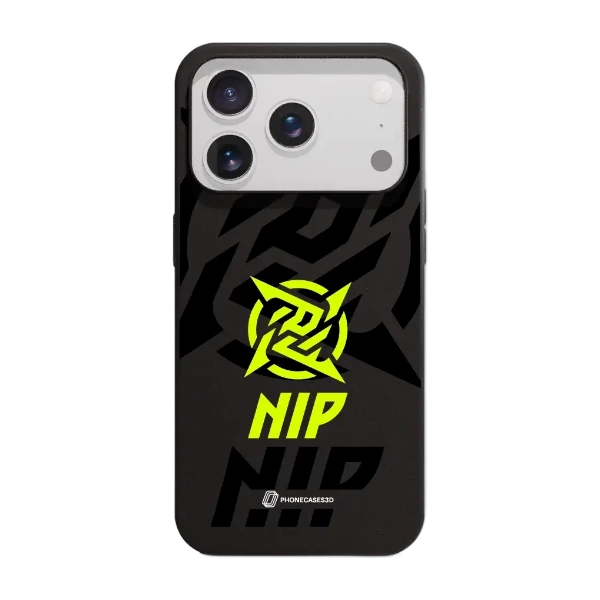 Phonecases3D iPhone 17 Pro Max Ninjas in Pyjamas kompostoituva suojakuori, musta