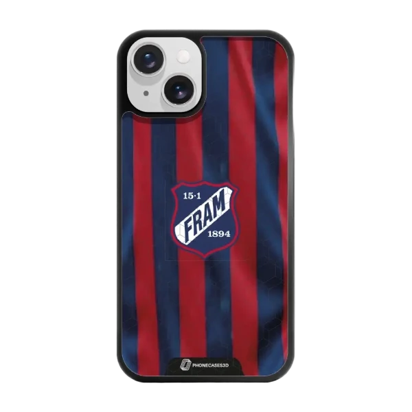 Phonecases3D iPhone 14 IF Fram Larvik -3D suojakuori, musta