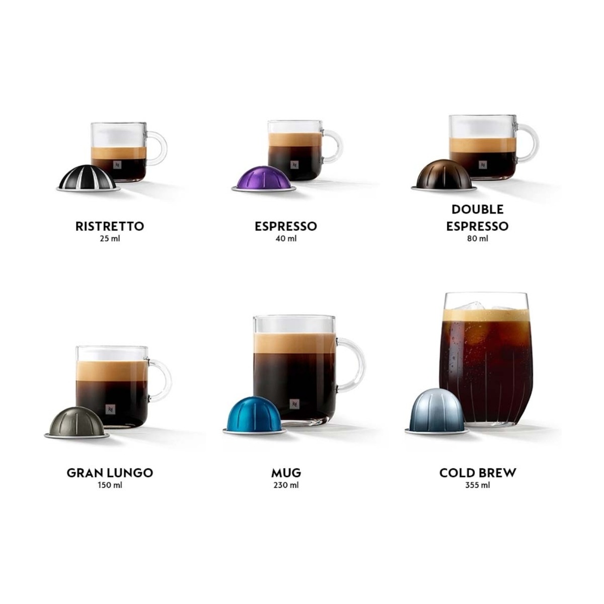 Nespresso Vertuo Pop+ kapselmaskine By Krups, titanium billede 6
