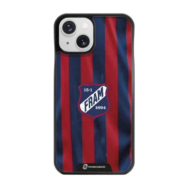 Phonecases3D iPhone 15 IF Fram Larvik -3D suojakuori, musta