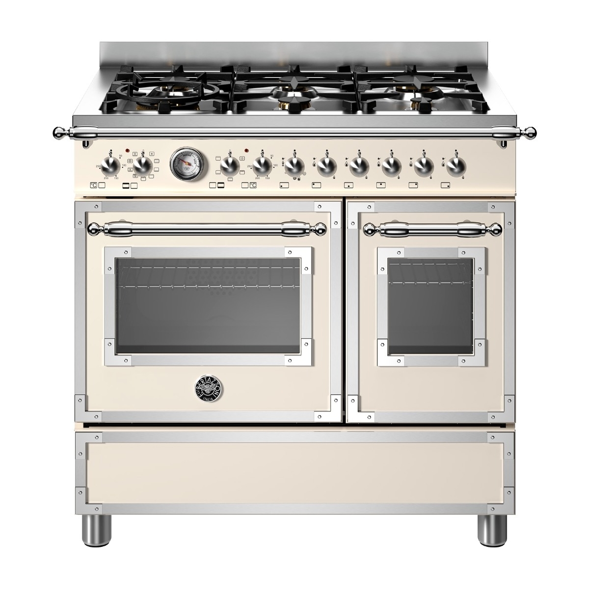 Bertazzoni Heritage Series HER96L2EAVT gaskomfur, avorio