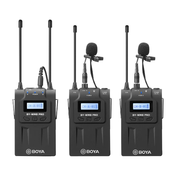 Boya By-WM8 Pro-K2 trådlös mikrofonsats