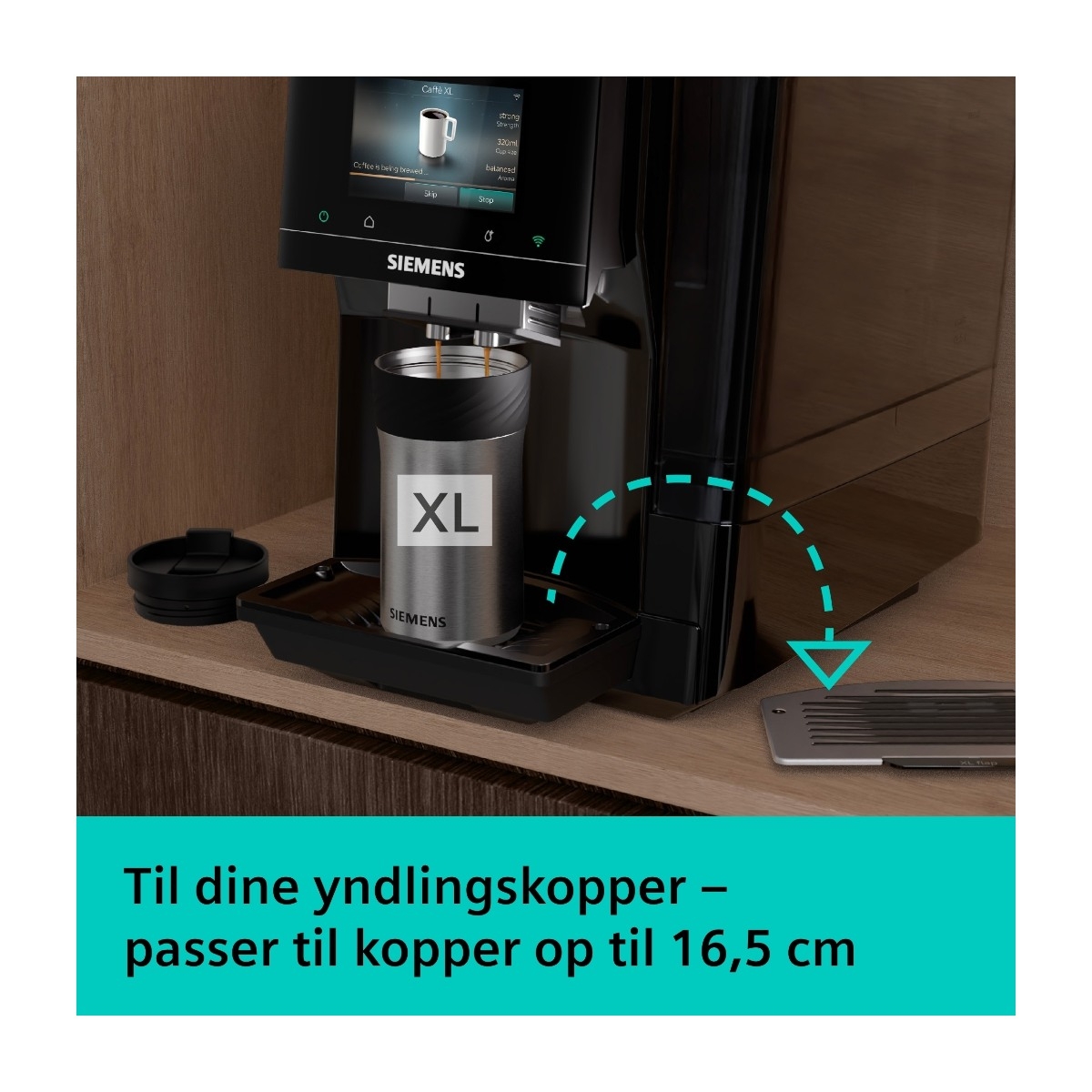 Siemens EQ700 Classic TP723E09 kaffemaskine billede 8